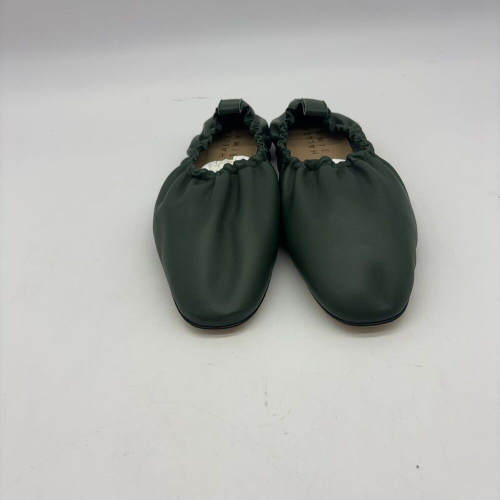 Jamie Haller Jamie Haller green elastic slipper